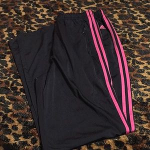 Navy & Pink Adidas pants